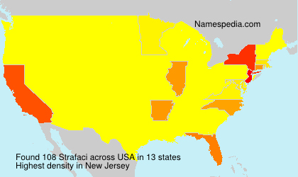 Surname Strafaci in USA Surname Strafaci in USA