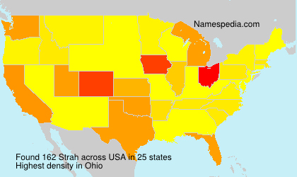 Surname Strah in USA Surname Strah in USA