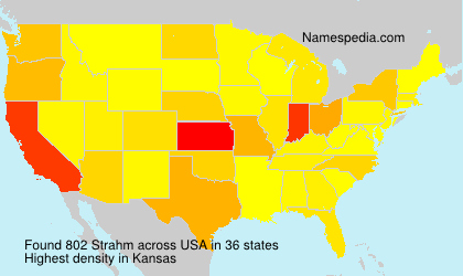 Surname Strahm in USA Surname Strahm in USA