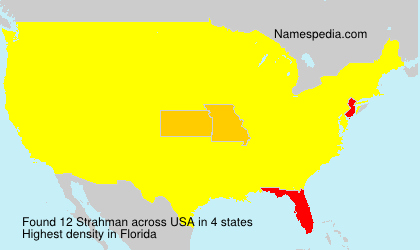 Surname Strahman in USA Surname Strahman in USA