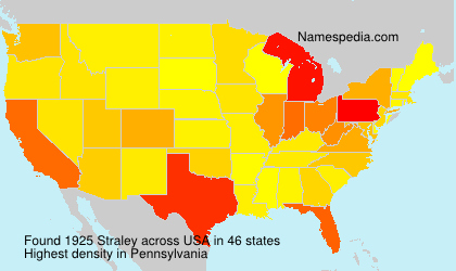 Surname Straley in USA Surname Straley in USA