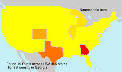 Surname Strals in USA Surname Strals in USA
