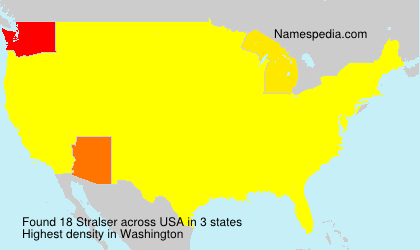 Surname Stralser in USA Surname Stralser in USA