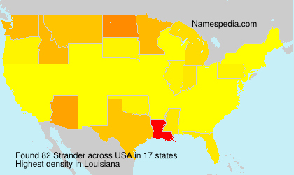 Surname Strander in USA Surname Strander in USA