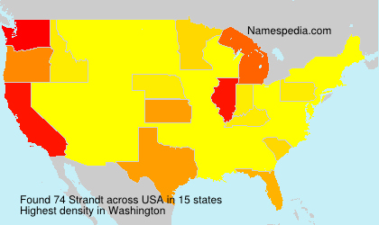 Surname Strandt in USA Surname Strandt in USA