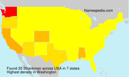 Surname Strankman in USA Surname Strankman in USA