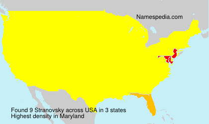 Surname Stranovsky in USA Surname Stranovsky in USA