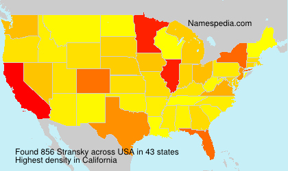 Surname Stransky in USA Surname Stransky in USA