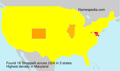 Surname Strappelli in USA Surname Strappelli in USA