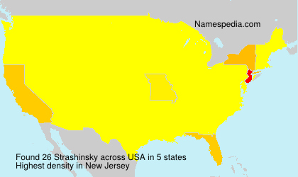 Surname Strashinsky in USA Surname Strashinsky in USA