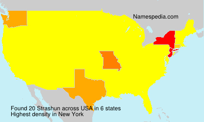 Surname Strashun in USA Surname Strashun in USA