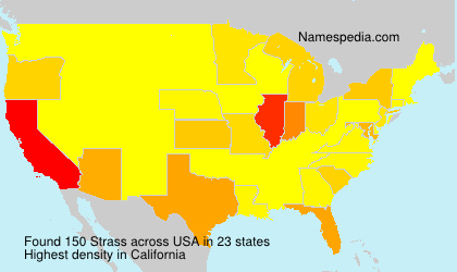 Surname Strass in USA Surname Strass in USA