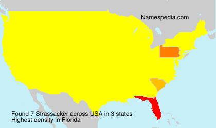 Surname Strassacker in USA Surname Strassacker in USA