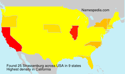 Surname Strassenburg in USA Surname Strassenburg in USA