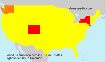 Surname Stratienco in USA Surname Stratienco in USA