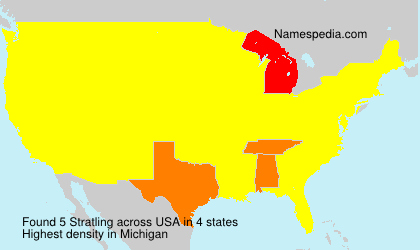 Surname Stratling in USA Surname Stratling in USA