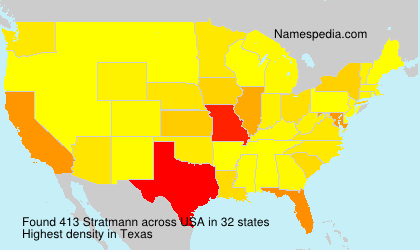 Surname Stratmann in USA Surname Stratmann in USA