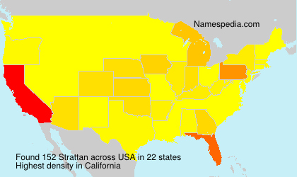 Surname Strattan in USA Surname Strattan in USA