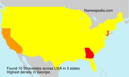 Surname Stravelakis in USA Surname Stravelakis in USA
