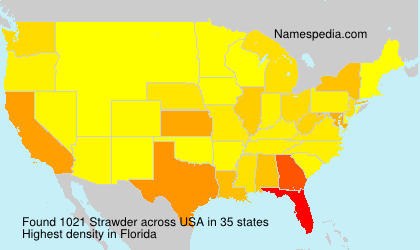 Surname Strawder in USA Surname Strawder in USA
