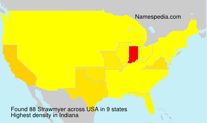 Surname Strawmyer in USA Surname Strawmyer in USA