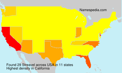 Surname Streavel in USA Surname Streavel in USA