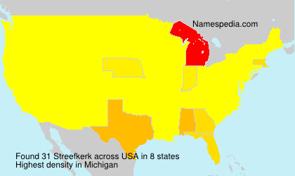 Surname Streefkerk in USA Surname Streefkerk in USA