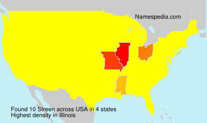 Surname Streen in USA Surname Streen in USA