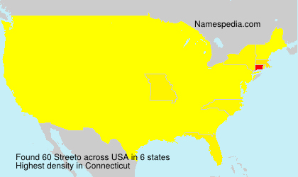 Surname Streeto in USA Surname Streeto in USA