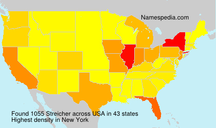 Surname Streicher in USA Surname Streicher in USA