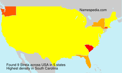 Surname Strela in USA Surname Strela in USA