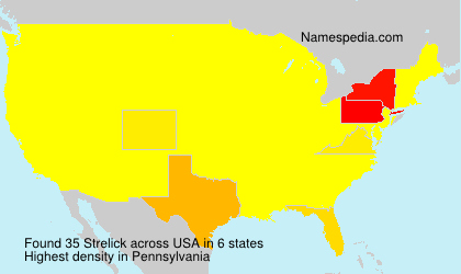 Surname Strelick in USA Surname Strelick in USA