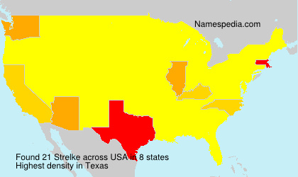Surname Strelke in USA Surname Strelke in USA