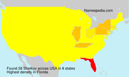 Surname Strelkov in USA Surname Strelkov in USA