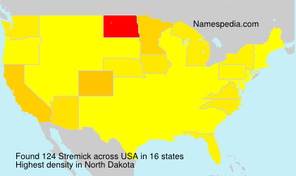 Surname Stremick in USA Surname Stremick in USA