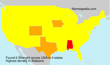 Surname Strenght in USA Surname Strenght in USA
