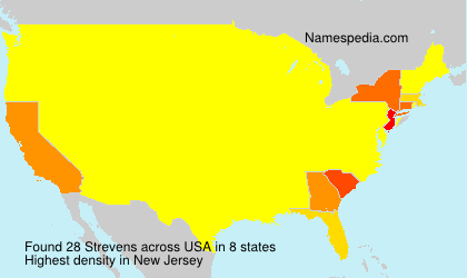 Surname Strevens in USA Surname Strevens in USA