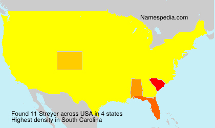 Surname Streyer in USA Surname Streyer in USA