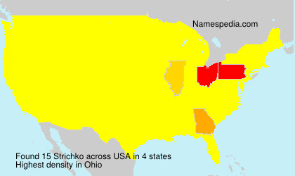 Surname Strichko in USA Surname Strichko in USA