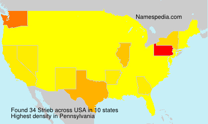 Surname Strieb in USA Surname Strieb in USA