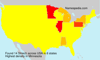 Surname Striech in USA Surname Striech in USA