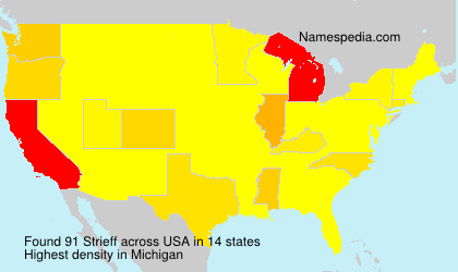 Surname Strieff in USA Surname Strieff in USA