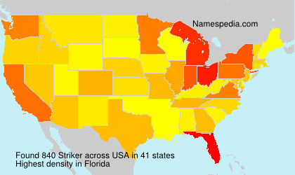 Surname Striker in USA Surname Striker in USA