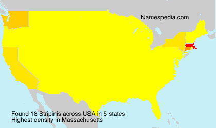 Surname Stripinis in USA Surname Stripinis in USA