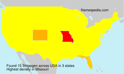 Surname Strippgen in USA Surname Strippgen in USA