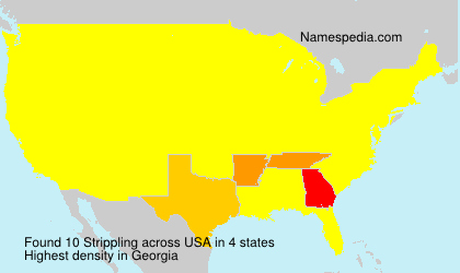 Surname Strippling in USA Surname Strippling in USA