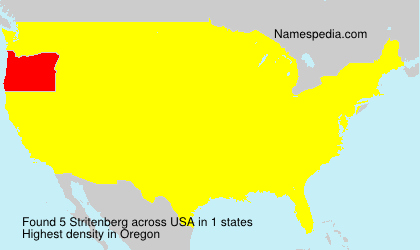 Surname Stritenberg in USA Surname Stritenberg in USA