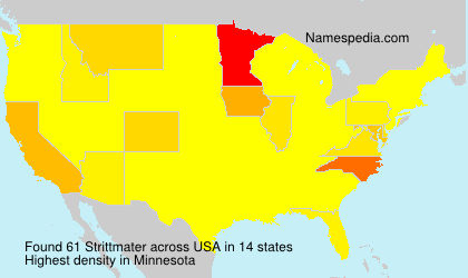 Surname Strittmater in USA Surname Strittmater in USA