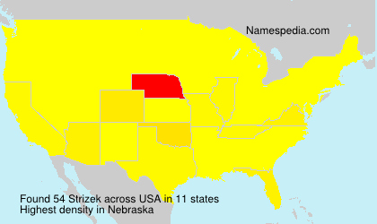 Surname Strizek in USA Surname Strizek in USA