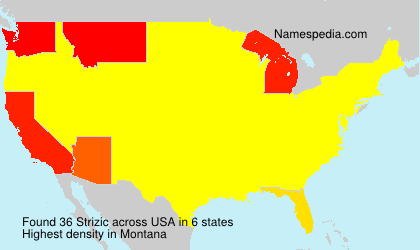 Surname Strizic in USA Surname Strizic in USA